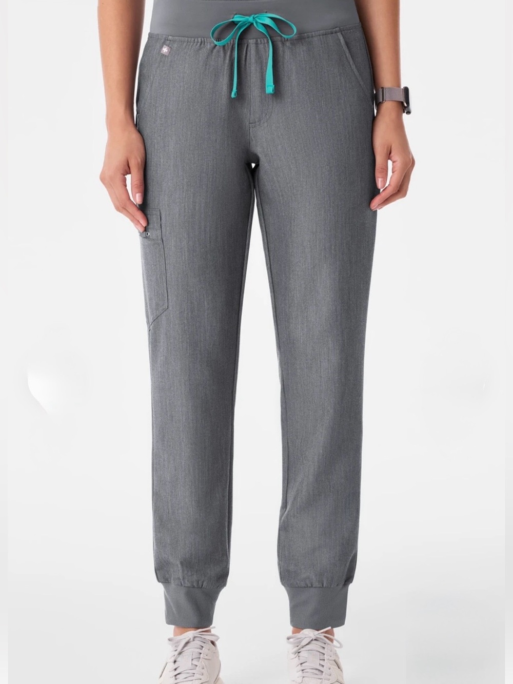 Figs Zamora jogger scrub pants graphite gray women’s small po 3161